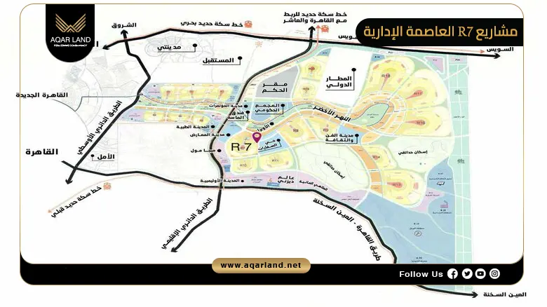 تحديث بأهم مشاريع R7 العاصمة الإدارية R7 New Capital 2026