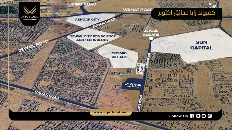 تفاصيل عن كمبوند زايا حدائق اكتوبر تفاصيل عن كمبوند زايا حدائق اكتوبر