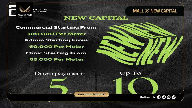 Mall 99 New Capital Prices by Eliwah Developments 2026