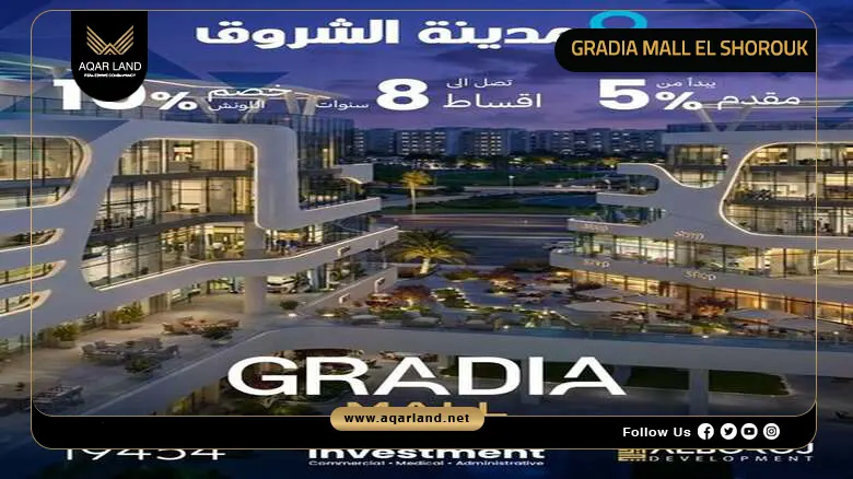 Gradia Mall El Shorouk by Alboroj Developments 2026
