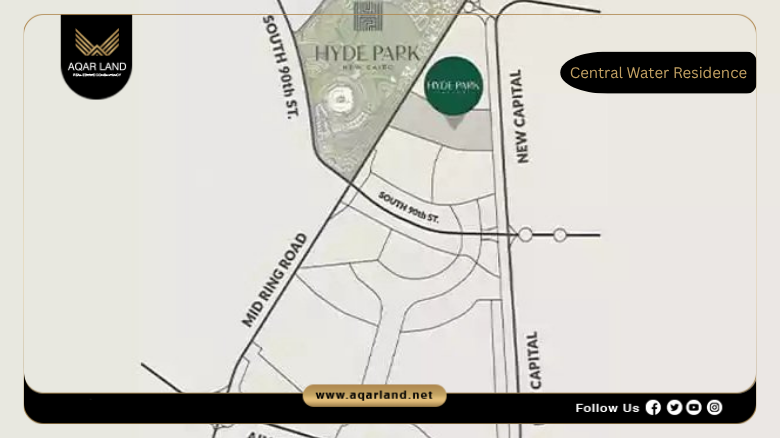 سنترال ووتر ريزيدنس هايد بارك 2026 Central Water Residence 4 موقع سنترال ووتر ريزيدنس هايد بارك