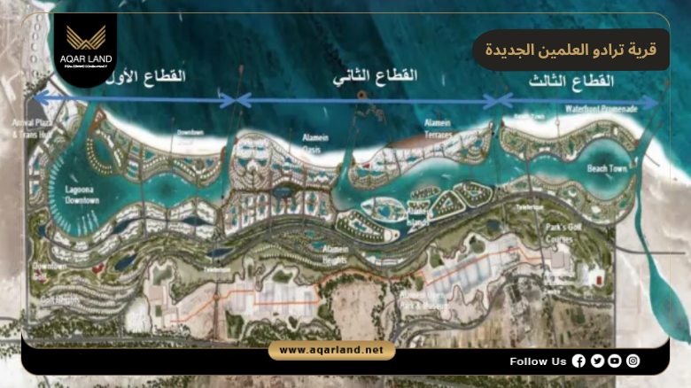 قرية ترادو العلمين الجديدة 2026 Trado New Alamein 2 موقع مشروع ترادو برو زد
