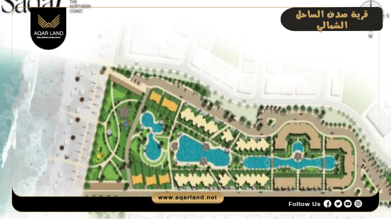 قرية صدف الساحل الشمالي 2026 Sadaf North Coast 2 موقع مشروع صدف نيو بلان