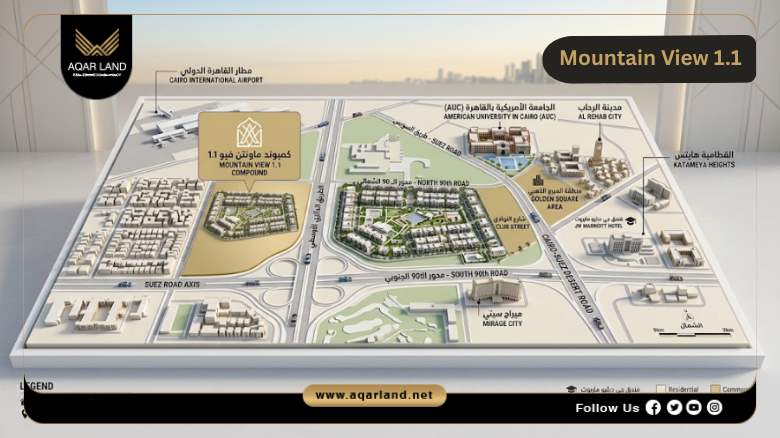 location mountain view 1.1 new cairo